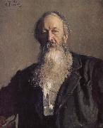 Ilia Efimovich Repin Stasov portrait oil painting on canvas